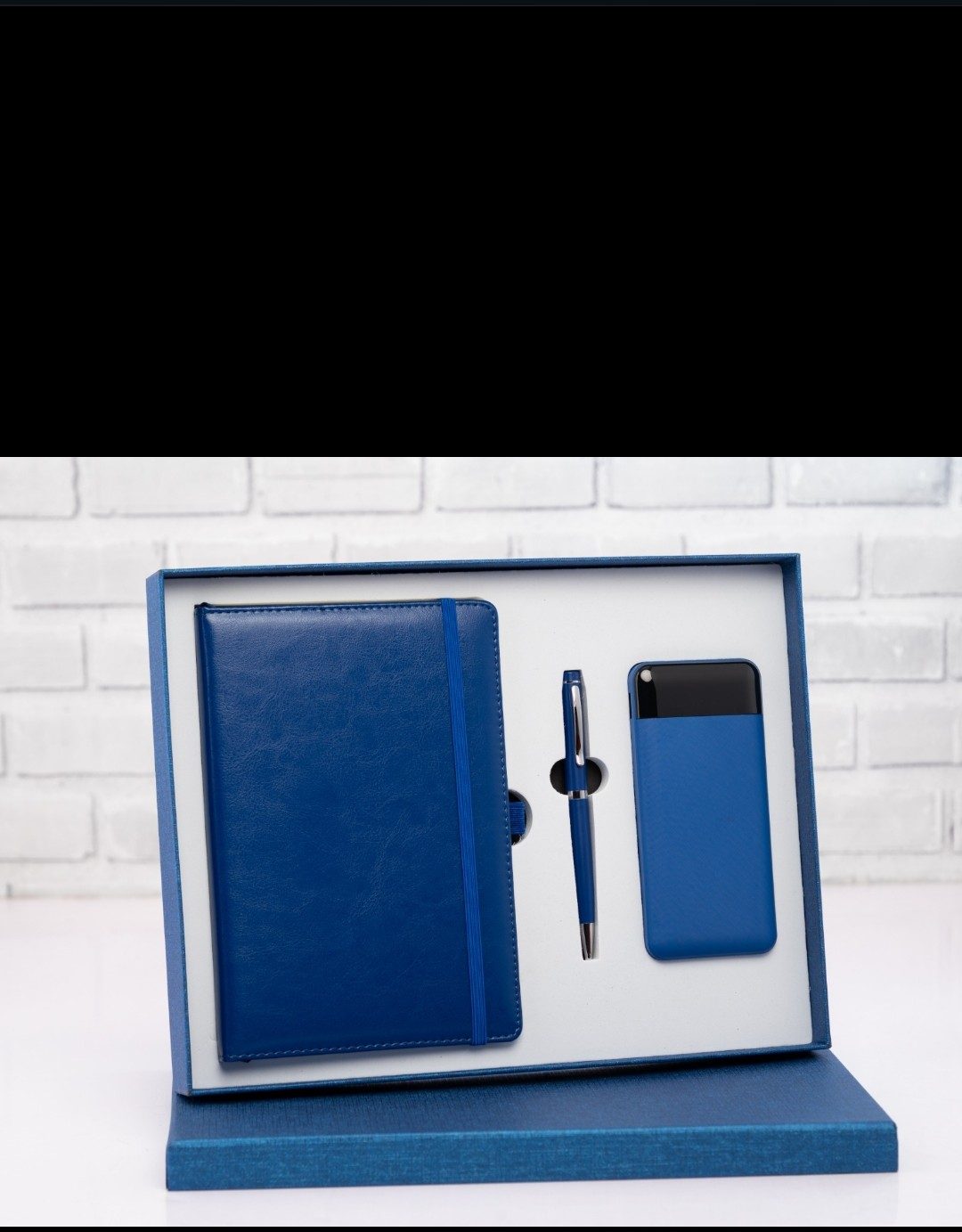 Gift Set with Notebook, Pen & Power Bank